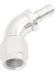Aeroflow Push Lock 60 Deg Hose End -6AN To 5/16