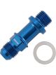 Aeroflow Water Inlet/Outlet Male -6AN to M14 x 1.5mm Blue
