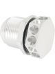 Aeroflow Bolt In Breather Bulkhead -16 Silver Finish