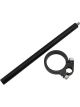 Aeroflow Universal 40mm Fuel Pump Bracket & Stalk Black Finish