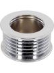 Mechman 6-Groove Alternator Pulley, Chrome Finish 46mm O.D