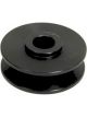 Mechman Single V-Groove Alternator Pulley, Black Finish