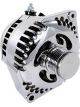 Mechman 320 Amp Racing Alternator Polish 6-Groove Pulley For GM 63-85