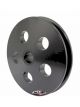 Tuff Stuff Single V-Groove Power Steering Pully Black 17mm Press-On