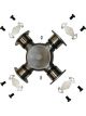 GMB Premium 4 Plate Type, Cross-2 Grease Fitting Universal Joint
