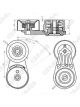 GMB Premium VRibbed Belt Tensioner