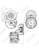 GMB Premium VRibbed Belt Tensioner