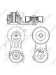 GMB Premium VRibbed Belt Tensioner