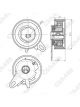 GMB Premium Timing Belt Tensioner Pulley