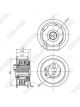 GMB Premium Timing Belt Tensioner Pulley