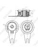 GMB Premium Timing Belt Tensioner Pulley