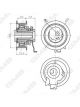 GMB Premium Timing Belt Tensioner Pulley