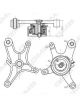 GMB Premium Timing Belt Tensioner Pulley