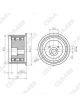 GMB Premium Timing Belt Idler Pulley