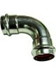 Alemlube Automotive Premium 304L Stainless Steel 22mm Elbow