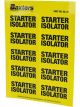 Baxters Label Starter Isolator Yellow [10 Pcs Per Sheet]