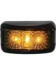 LV LED Side Marker Amber 12/24V Black Bracket