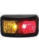 LV LED Side Marker Amber / Red 12/24V Black Bracket