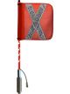 LV Mining Whip Full LED 0.7M Long Threaded Mount Spring Base 12V