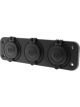 LV DC Triple Accessory Sockets Flush Mount