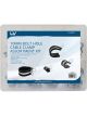 LV 140Pcs Cable Clamp Assortment Bandwidth 16mm Hole Size 10mm