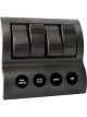 LV 4 Way Switch Panel With Led C/Breaker Protected With Symb