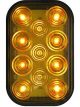 Peterson Fluid LED Indicator Light Amber 10-30V Rectangle