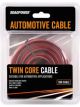 Roadpower Twin Core Speaker Cable 3mm Red/Black Trace 10M 10A