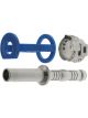 Vulkan Lokclip Connector 9.53mm Tube To Lokclip #6 Reduced Hose