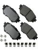 Akebono Brake Pads ProAct Ultra-Premium Front Mazda 3 2014-18