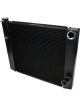 Allstar Performance Dual Pass Radiator 19x26 1 Row Lightweight Black