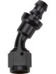 Allstar Performance Pushlock Hose End Black 30 Deg Elbow -10