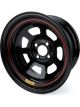 Bassett Wheel 15x7 4x4.25 2in BS D-Hole Lite Black