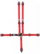 Crow Enterprizes 5-Way L&L 2in Lap Belt Pull-up adj ALL B/I & W/