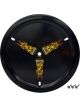 Dominator Racing Mud Cover Bolt-On Aluminum Black 15 in Wheels