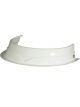 Dominator Racing Hood Scoop Predator 3.5in Height Curved Front White