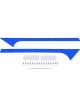 Dominator Racing Pillar Post Front Plastic Blue Dirt Late Model Kit