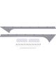 Dominator Racing Pillar Post Front Plastic Gray Dirt Late Model Kit