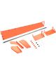 Dominator Racing Plastic Spoiler 8x72in LM Fluorescent Orange