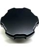 Drag Race Radiator Cap 18 PSI Round Notch Grip Aluminum Black