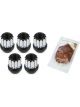 Drag Race Billet Aluminum 12pt Lug Nuts 14mm Black/Silver 5 Pack