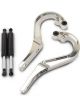 Eddie Motorsports Billet Trunk Hinges Polished