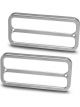 Eddie Motorsports Side Marker Bezel Rectangle Fits GM 1967-72 Pair