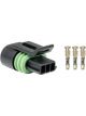 Fueltech CDI Racing Ignition Coil Plug 3 Pin Female Housing