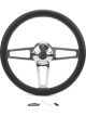 Grant Steering Wheel T Series 13.75in Black Leather Grip Chevy Logo