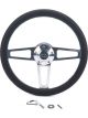 Grant Steering Wheel T Series 13.75in Black Leather Grip Chevy Logo