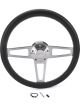 Grant Steering Wheel T Series 13.75in Black Leather Grip Jeep Logo