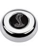 Grant Horn Button Ford Cobra Logo Black/Chrome for Classic/Challenger