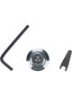 Hans Head & Neck Support Hardware Post Anchor FIA Silver Pair