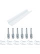 Hepfner Racing Shock Rack Wall Mounts Double 15in White
